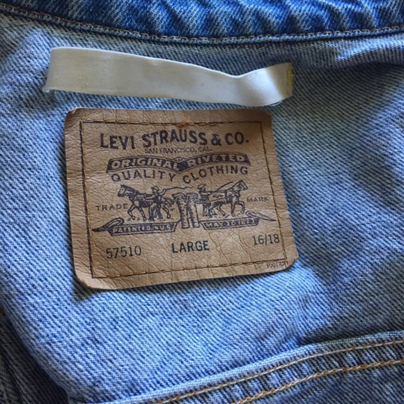 VINTAGE LEVI’S DENIM JACKET (JEAN JACKET) - Picture 4 of 4